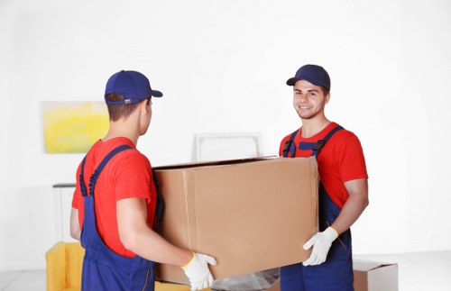 Professional removals team planning a move in Elephant and Castle