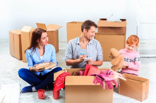 Packing and loading service for a home relocation in South London