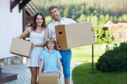 Local office storage service for nearby commercial and shared workspaces